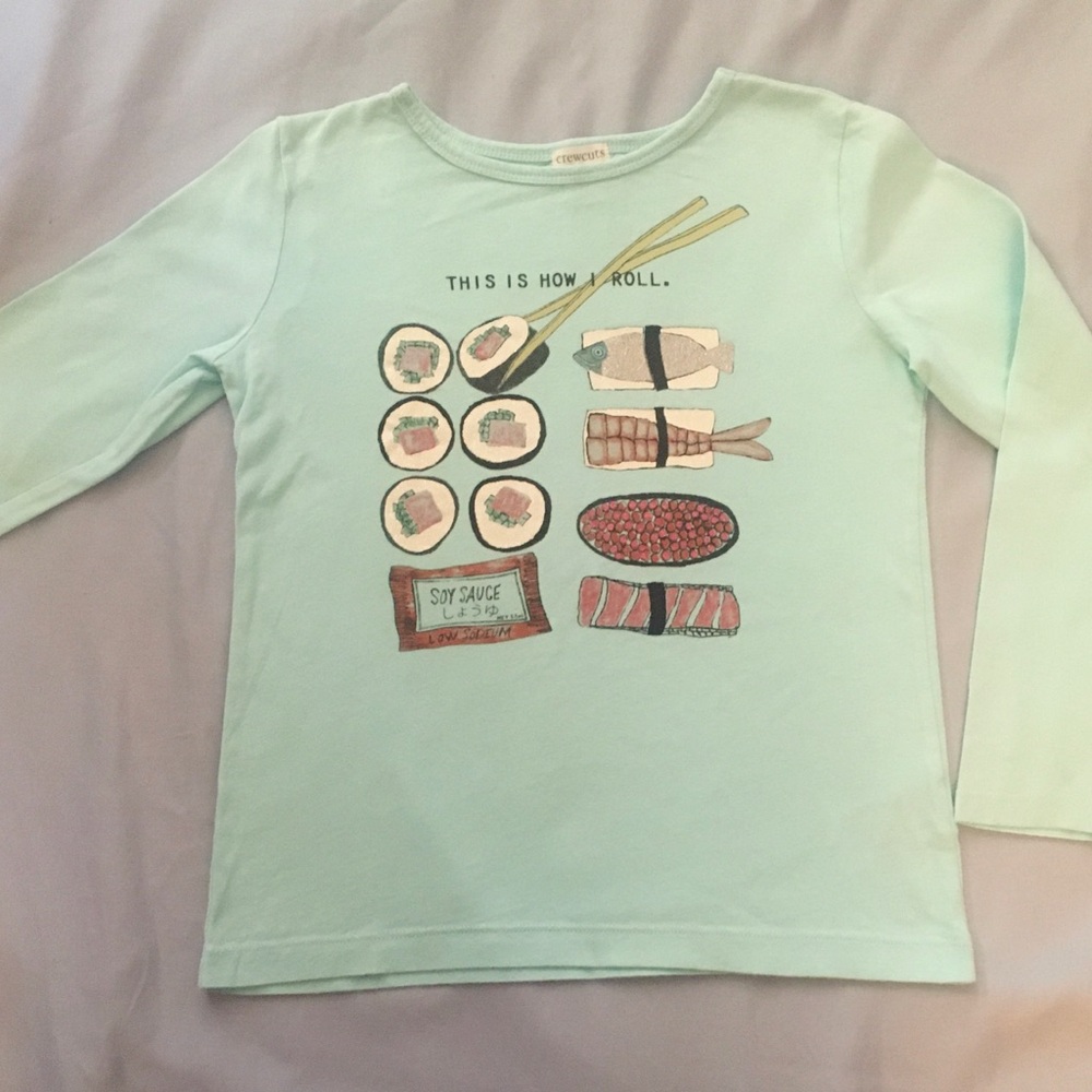 CrewCuts Sushi Shirt 6-7